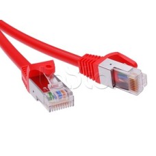 Патч-корд экранированный CAT6 F/UTP 4х2, LSZH, красный, 5м DKC RN6FU4550RD