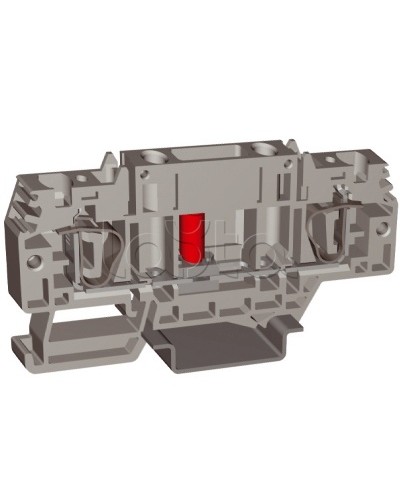 Зажим HSCB.4GR, тестовый с разъединителем, серый , 4 кв.мм DKC ZHB100GR в Уссурийске Держатели, клипсы, скобы Pintop.ru