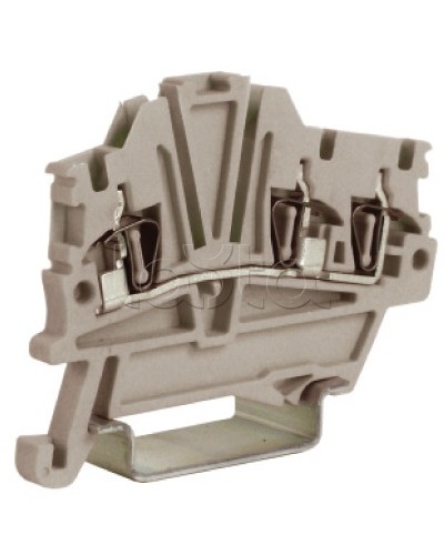 Зажим 1,5 кв.мм серый 1 ввод/2 вывода DKC ZHM410GR в Уссурийске Держатели, клипсы, скобы Pintop.ru