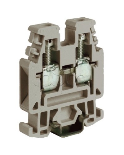 Зажим 4 кв.мм серый DKC ZRP300GR в Уссурийске Крепежные изделия Pintop.ru