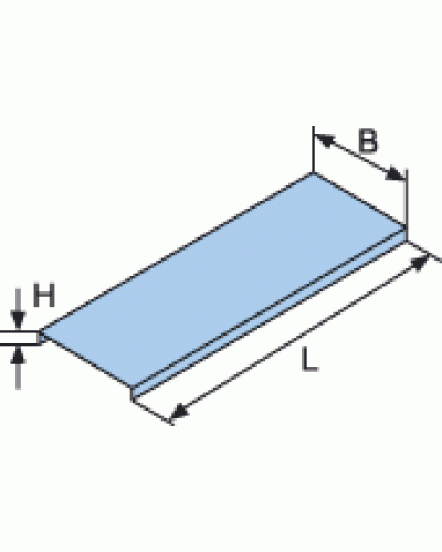 Крышка для лотка с заземлением осн. 80x3000 DKC 35521 в Уссурийске Аксессуары для лотков Pintop.ru