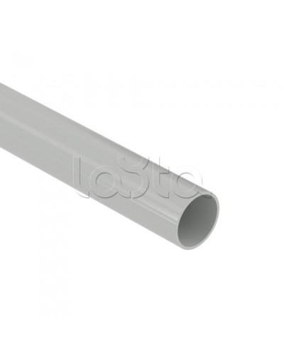 Труба глад. ПВХ 40 мм 3 м жесткая атмосферостойкая серый (30 м) DKC (63940UF) в Уссурийске Гладкая труба Pintop.ru