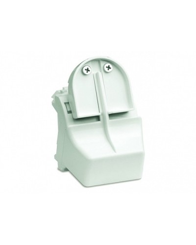 Адаптер для оптоволоконных разъемов 2хST, c системой пломбировки, белый, 2мод. DKC 76618B в Уссурийске Аксессуары для стоек и шкафов Pintop.ru