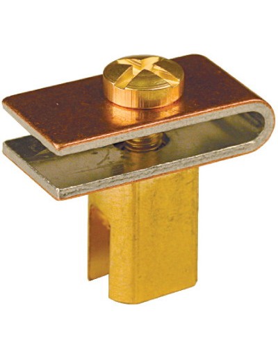 Усиленная клемма заземления для проволочного лотка DKC FC37303 в Уссурийске Аксессуары для лотков Pintop.ru