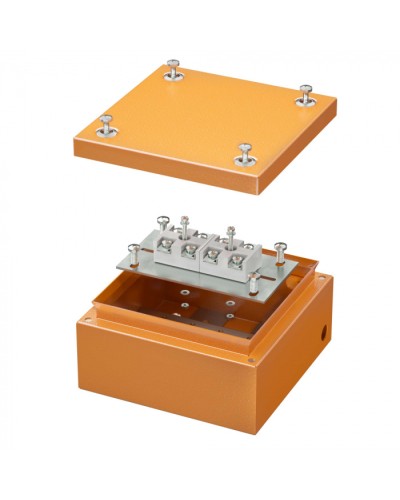 Коробка стальная FS с гладкими стенками и клеммниками IP66,150х150х80мм DKC (FSK30410) в Уссурийске Распределительные коробки Pintop.ru