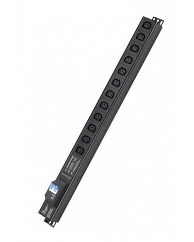 Блок распределения питания вертикальный для 19 шкафов DKC R5VIEC12CBOP в Уссурийске Блоки розеток Pintop.ru