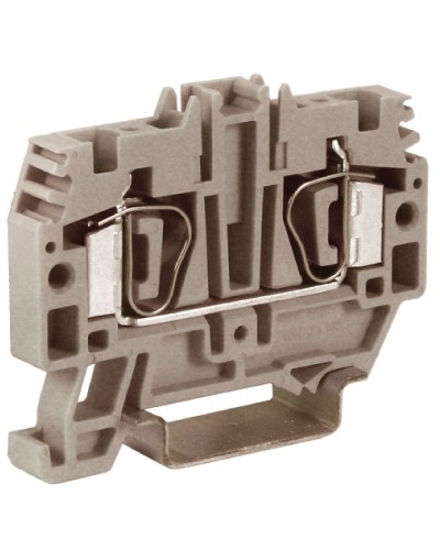 Зажим 4 кв.мм серый DKC ZHM250GR в Уссурийске Держатели, клипсы, скобы Pintop.ru