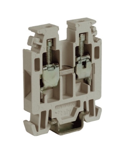 Зажим 2,5 кв.мм серый DKC ZRN500GR в Уссурийске Крепежные изделия Pintop.ru