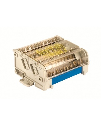 Блок распределительный на DIN рейку 2р 125А, 11х6мм 2х7,5мм 2x9мм. DKC BD125152 в Уссурийске Блоки розеток Pintop.ru