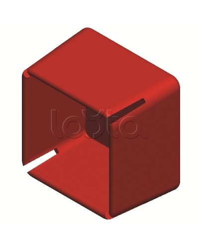 Заглушка торцевая для одиночного профиля LAS и двойного профиля DBL/DBM ДКС BPO4141 в Уссурийске Аксессуары для лотков Pintop.ru