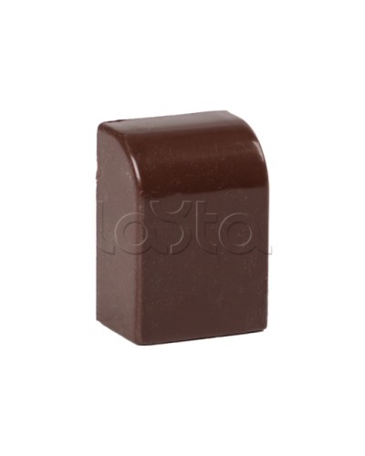 Заглушка (15х10) (4 шт) темное дерево EKF-Plast (ecd-15-10x4) в Уссурийске Аксессуары для кабель-канала Pintop.ru