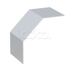 Крышка на угол 90 градусов вертикальный внешний лестничный усиленная 100x900 мм (2 мм) EKF (kvoltp90100900-2)