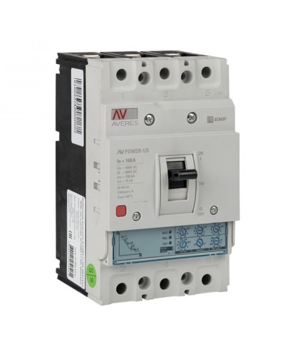 Автоматический выключатель AV POWER-1/3 160А 50kA ETU2.0 EKF (Автоматический выключатель AV POWER-1/3 160А 50k в Уссурийске Электротехническое оборудование Pintop.ru