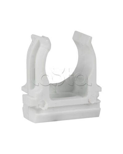 Крепеж-клипса d25 мм (10 шт) белая EKF-Plast (derj-z-25-white) в Уссурийске Крепежные изделия Pintop.ru