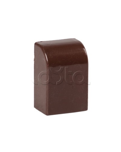 Заглушка (16х16) (4 шт) темное дерево EKF-Plast (ecd-16-16x4) в Уссурийске Аксессуары для кабель-канала Pintop.ru