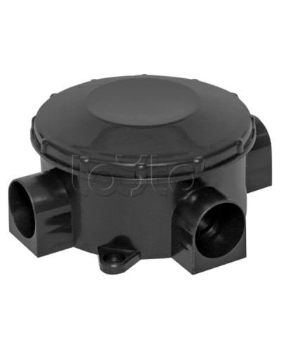 Коробка распределительная КМР-040-040б трехрожковая черная (70х35) EKF PROxima (plc-kmr-040-040b) в Уссурийске Распределительные коробки Pintop.ru