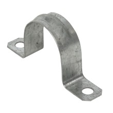 Скоба металлическая двухлапковая d31-32 мм (10 шт) EKF PROxima (sm-2-31-32-r)