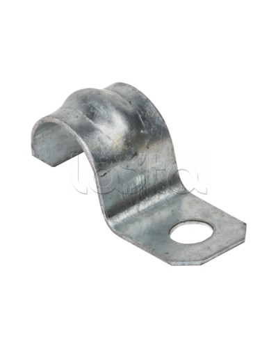 Скоба металлическая однолапковая d16-17 мм (100 шт) EKF PROxima (sm-1-16-17) в Уссурийске Держатели, клипсы, скобы Pintop.ru