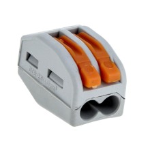 Строительно-монтажная клемма СМК 222-412 с рычагом 2 отверстия 0,08-2,5(4.0)мм2 (100шт.) EKF (plc-smk-412) - Строительно-монтажная клемма СМК 222-412 с рычагом 2 отверстия 0,08-2,5(4.0)мм2 (100шт.) EKF PROxima