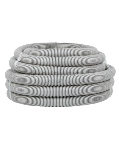 Труба гофр. ПВХ с протяжкой d40 мм (15 м) серая EKF-Plast (tg-z-40) в Уссурийске Труба гофрированная Pintop.ru