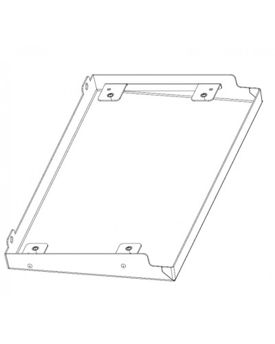 Крыша дождевая для шкафов серии EMW (Ш400 × Г210) Elbox (EMW-RR-400.210) в Уссурийске Аксессуары для стоек и шкафов Pintop.ru