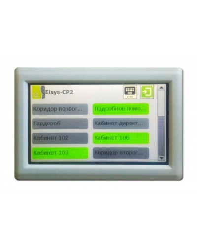 Клавиатура подсистемы охранной сигнализации Elsys-CP2 в Уссурийске Сетевая СКУД Elsys Pintop.ru