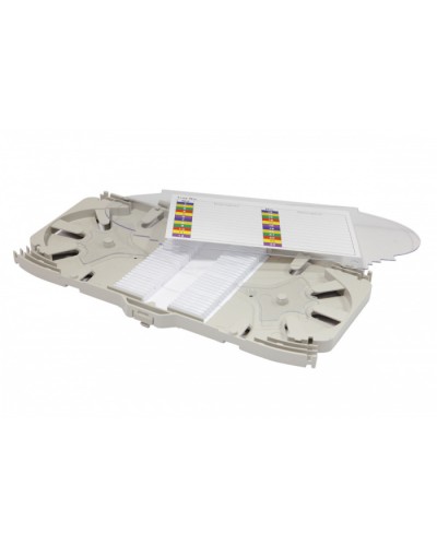 Сплайс-кассета на 24 (48) соединения, пластик Eurolan 33B-03-24GY в Уссурийске Кроссы оптические Pintop.ru