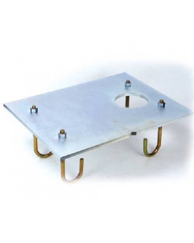 Пластина монтажная с анкерами для шлагбаума B680 H Faac 490139 в Уссурийске Запчасти для шлагбаумов и автоматики Pintop.ru