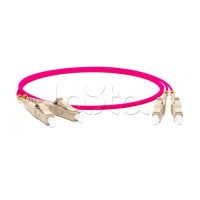 Патч-корд волоконно-оптический MM 50/125(OM4), LC-LC, duplex, LSZH, 5 м Hyperline FC-D2-504-LC/PR-LC/PR-H-5M-LSZH-MG