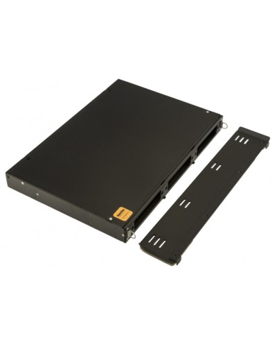 Бокс оптический 19 Hyperline FO-19V-1U-3xSLT-W130H30-24UN-BK в Уссурийске Кросс оптический Pintop.ru