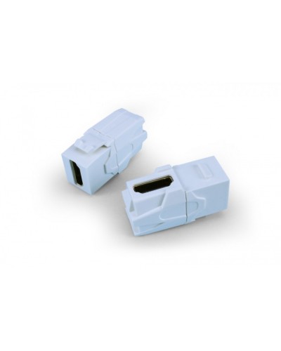 Вставка формата Keystone Jack Hyperline (KJ1-HDMI-AV18-WH) в Уссурийске Коннекторы Pintop.ru