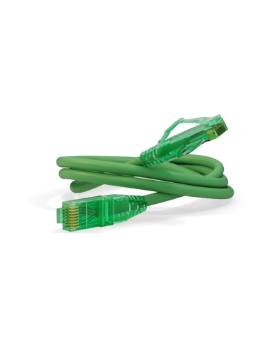 Патч-корд Hyperline PC-LPM-UTP-RJ45-RJ45-C6a-1M-LSZH-GN в Уссурийске Патчкорды (медные) Pintop.ru