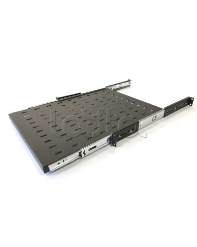 Полка выдвижная Hyperline (TSS3-450-RAL9004) в Уссурийске Полки для шкафов и стоек Pintop.ru