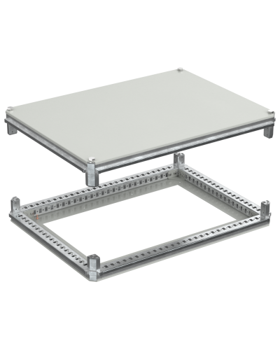 FORMAT Крыша и основание (под фланец) 600х800мм IEK (FO-00-KOF-060-080) в Уссурийске Аксессуары для стоек и шкафов Pintop.ru