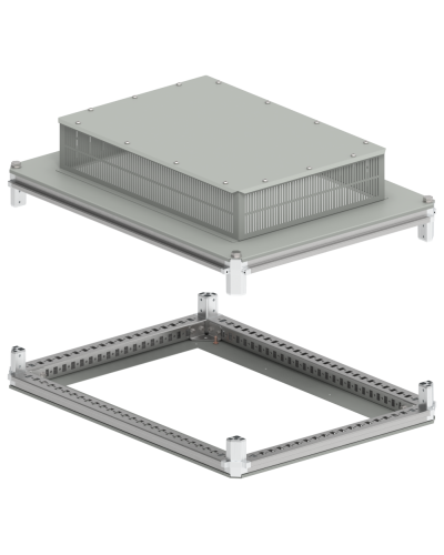 FORMAT Крыша и основание (под фланец) 600х800мм IP31 IEK (FO-00-KOF-060-080-31) в Уссурийске Аксессуары для стоек и шкафов Pintop.ru