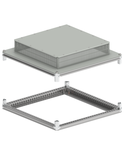 FORMAT Крыша и основание (под фланец) 800х800мм IP31 IEK (FO-00-KOF-080-080-31) в Уссурийске Аксессуары для стоек и шкафов Pintop.ru