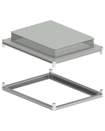 FORMAT Крыша и основание (под фланец) 800х1000мм IP31 IEK (FO-00-KOF-080-100-31) в Уссурийске Аксессуары для стоек и шкафов Pintop.ru