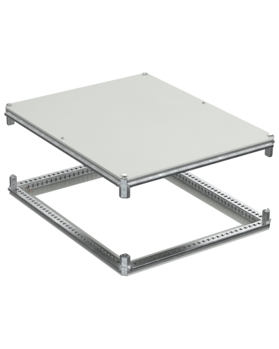 FORMAT Крыша и основание (под фланец) 1000х800мм IEK (FO-00-KOF-100-080) в Уссурийске Аксессуары для стоек и шкафов Pintop.ru
