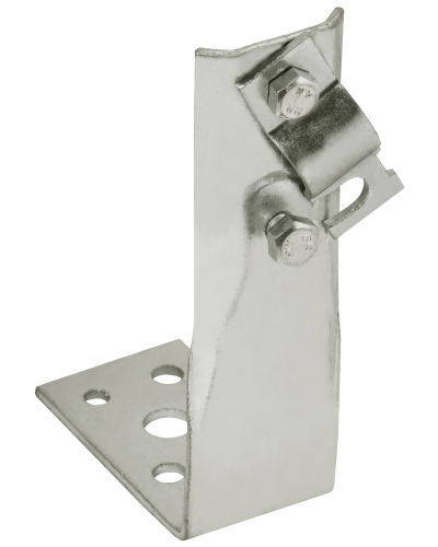 Держатель проводника круглого 6-10мм винтовой угловой h=150мм нержавеющая сталь IEK (ZDP87-20-1-16-150) в Уссурийске Крепеж Pintop.ru