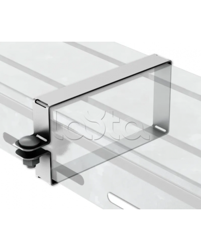 Хомут крышки лотка 50х300мм универсальный EZ IEK (CKL10D-HK-050-300-EZ) в Уссурийске Стяжки-хомуты Pintop.ru