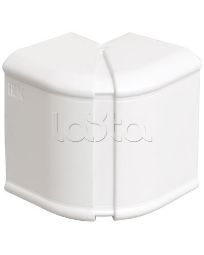 Угол изменяемый внешний для соединения двух кабель-каналов типоразмера 100х60 IEK (CKK-40D-W-100-060-K01) в Уссурийске Аксессуары для кабель-канала Pintop.ru