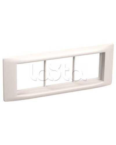 Рамка и суппорт для кабель-канала Праймер на 6 модулей, 60 мм белый IEK (CKK-40D-RSU6-060-K01) в Уссурийске Распределительные коробки Pintop.ru