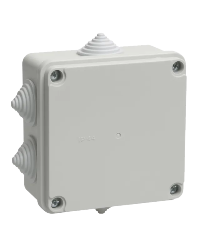 Коробка распределительная 100х100х50 IP55 КМ41234 IEK UKO11-100-100-050-K41-55 в Уссурийске Распределительные коробки Pintop.ru