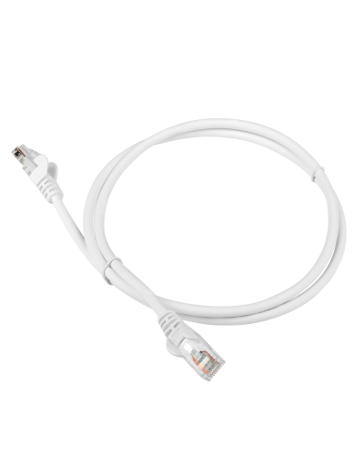 Патч-корд LANMASTER LSZH UTP кат.5e, 0.3 м, белый LANMASTER LAN-PC45/U5E-0.3-WH в Уссурийске Патчкорды (медные) Pintop.ru
