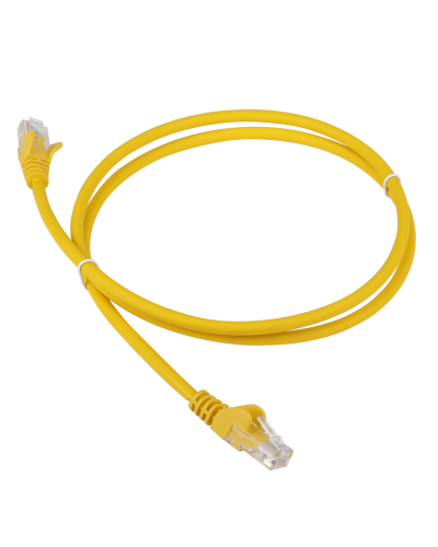 Патч-корд LANMASTER LSZH UTP кат.5e, 0.3 м, желтый LANMASTER LAN-PC45/U5E-0.3-YL в Уссурийске Патчкорды (медные) Pintop.ru