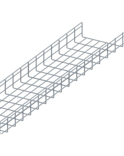 Лоток проволочный 100х150мм, Ф3.8мм, оцинкованный (3 м) LANMASTER LAN-MT100x150-3.8EZ в Уссурийске Кабельные лотки Pintop.ru