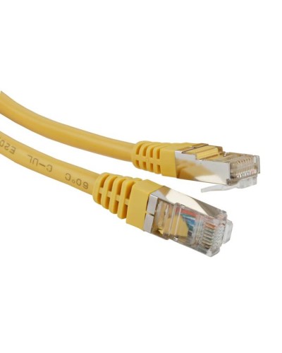 Патч-корд RJ45 - RJ45, 4 пары, FTP, категория 5е, 7 м, желтый LSZH LANMASTER LAN-PC45/S5E-7.0-YL в Уссурийске Патч-корды и пигтейлы Pintop.ru