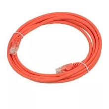Патч-корд RJ45 - RJ45, 4 пары, UTP, категория 5е, 10 м, оранжевый, LSZH LANMASTER LAN-PC45/U5E-10-OR