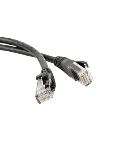 Патч-корд RJ45 - RJ45, 4 пары, UTP, категория 5е, 5 м, черный, LSZH LANMASTER LAN-PC45/U5E-5.0-BK в Уссурийске Патч-корды и пигтейлы Pintop.ru