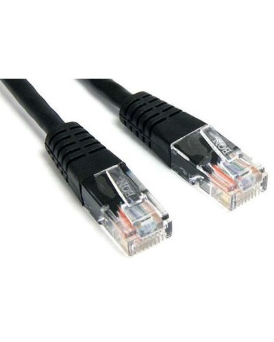 Патч-корд RJ45 - RJ45, 4 пары, UTP, категория 6, 0.5 м, черный, LSZH LANMASTER LAN-PC45/U6-0.5-BK в Уссурийске Патч-корды и пигтейлы Pintop.ru